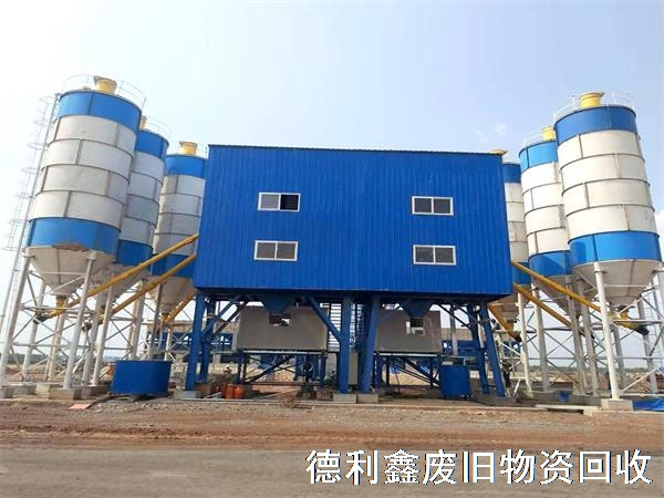 二手水泥罐回收，散裝水泥倉回收，攪拌站設備回收